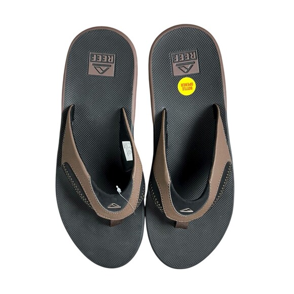 Reef Fanning Men's Bottle Opener Flip-Flop Thong Beach Sandals  US 12  NWOB - Picture 2 of 13